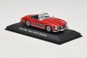 Mercedes 300 SL W198 Roadster Rood Maxichamps 1:43 940039031 Metaal — afbeelding 3 van 5