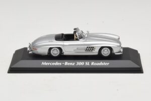 Mercedes 300 SL W198 Roadster Zilver Maxichamps 1:43 940039030 Metaal