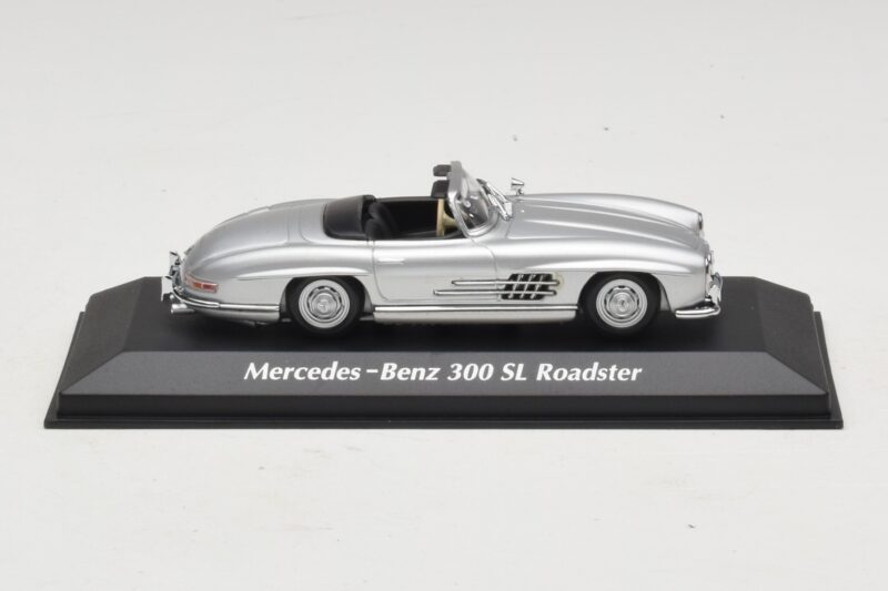 Mercedes 300 SL W198 Roadster Zilver Maxichamps 1:43 940039030 Metaal