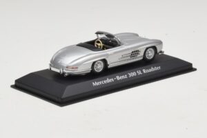 Mercedes 300 SL W198 Roadster Zilver Maxichamps 1:43 940039030 Metaal — afbeelding 2 van 5