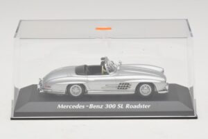Mercedes 300 SL W198 Roadster Zilver Maxichamps 1:43 940039030 Metaal — afbeelding 4 van 5