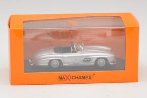 Mercedes 300 SL W198 Roadster Zilver Maxichamps 1:43 940039030 Metaal — afbeelding 5 van 5