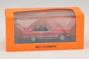 Mercedes 350 SL R107 Rood Maxichamps 1:43 940033432 Metaal — afbeelding 5 van 5