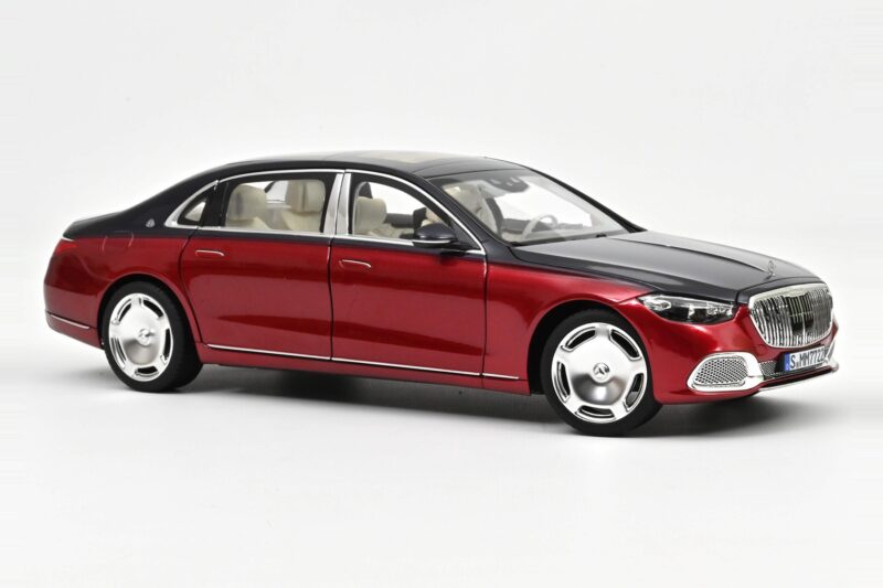 Mercedes Maybach S680 Z223 Nautical Blue & Patagonia Red Norev 1:18 Mercedes Maybach S680 Z223 Nautical Blue & Patagonia Red Norev 1:18 183919 Metaal