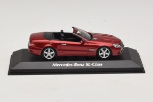 Mercedes SL R230 Rood Metallic Maxichamps 1:43 940037530 Metaal