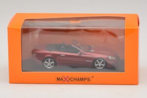 Mercedes SL R230 Rood Metallic Maxichamps 1:43 940037530 Metaal — afbeelding 5 van 5