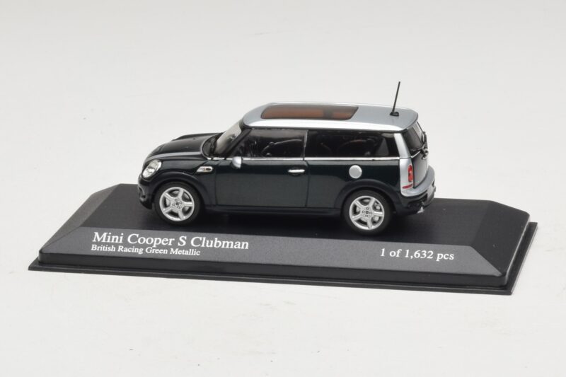 Mini Cooper S Clubman R55 Groen Zilver Minichamps 1:43 431138670 Metaal