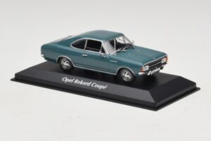 Opel Rekord C Coupé Blauw Maxichamps 1:43 940046121 Metaal — afbeelding 3 van 5
