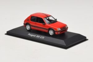 Peugeot 205 GTi Rood Maxichamps 1:43 940112300 Metaal — afbeelding 3 van 5