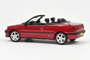 Peugeot 306 Cabriolet Diablo Red Norev 1:18 184930 Metaal — afbeelding 2 van 2
