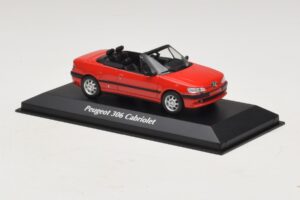 Peugeot 306 Cabriolet Rood Maxichamps 1:43 940112830 Metaal — afbeelding 3 van 5