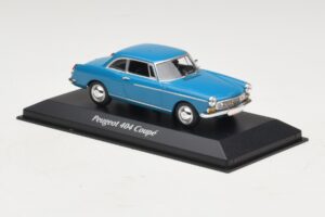 Peugeot 404 Coupé Blauw Maxichamps 1:43 940112921 Metaal — afbeelding 3 van 5