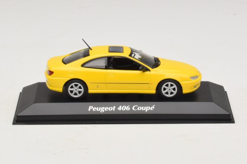 Peugeot 406 Coupé Geel Maxichamps 1:43 940112621 Metaal