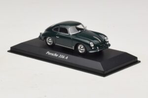 Porsche 356A Donkergroen Maxichamps 1:43 940064220 Metaal — afbeelding 3 van 5