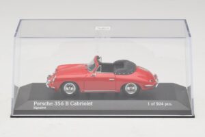 Porsche 356 B Cabriolet Rood Minichamps 1:43 400064331 Metaal — afbeelding 4 van 5