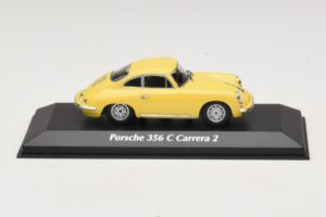Porsche 356C Carrera 2 Geel Maxichamps 1:43 940062361 Metaal