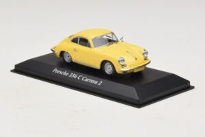 Porsche 356C Carrera 2 Geel Maxichamps 1:43 940062361 Metaal — afbeelding 3 van 5