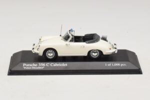 Porsche 356C Cabriolet Polizei Dusseldorf Minichamps 1:43 430062391 Metaal