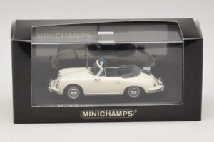 Porsche 356C Cabriolet Polizei Dusseldorf Minichamps 1:43 430062391 Metaal — afbeelding 5 van 5