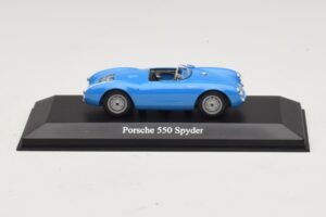 Porsche 550 Spyder Blauw Maxichamps 1:43 940066031 Metaal