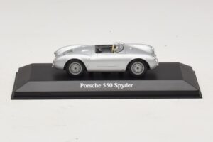 Porsche 550 Spyder Zilver Maxichamps 1:43 940066030 Metaal