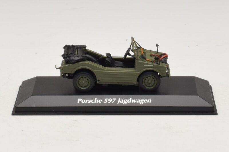 Porsche 597 Jagdwagen Olijfgroen Maxichamps 1:43 940065300 Metaal