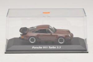 Porsche 911 930 Turbo 3.3 Bruin Maxichamps 1:43 940069001 Metaal — afbeelding 4 van 5