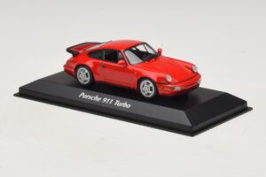 Porsche 911 964 Turbo Rood Maxichamps 1:43 940069102 Metaal — afbeelding 3 van 5