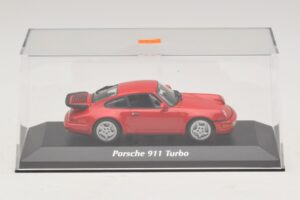 Porsche 911 964 Turbo Rood Maxichamps 1:43 940069102 Metaal — afbeelding 4 van 5