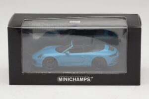 Porsche 911 991.1 Carrera 4 GTS Cabriolet Blauw Minichamps 1:43 410067332 Metaal — afbeelding 5 van 5