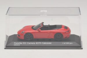 Porsche 911 991.1 Carrera 4 GTS Cabriolet Rood Minichamps 1:43 410067330 Metaal — afbeelding 4 van 5