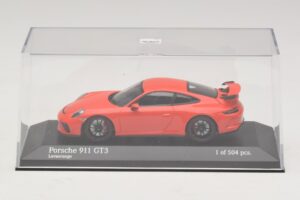 Porsche 911 991.1 GT3 Oranje Minichamps 1:43 410066024 Metaal — afbeelding 4 van 5