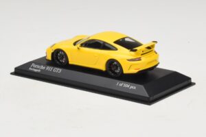 Porsche 911 991.1 GT3 Geel Minichamps 1:43 410066020 Metaal — afbeelding 3 van 5