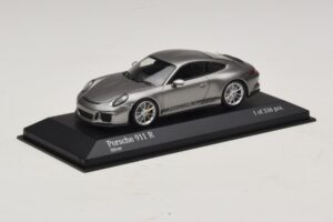 Porsche 911 991.1 R Zilver Minichamps 1:43 410066224 Metaal — afbeelding 2 van 5