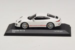 Porsche 911 991.1 R Wit Minichamps 1:43 410066221 Metaal