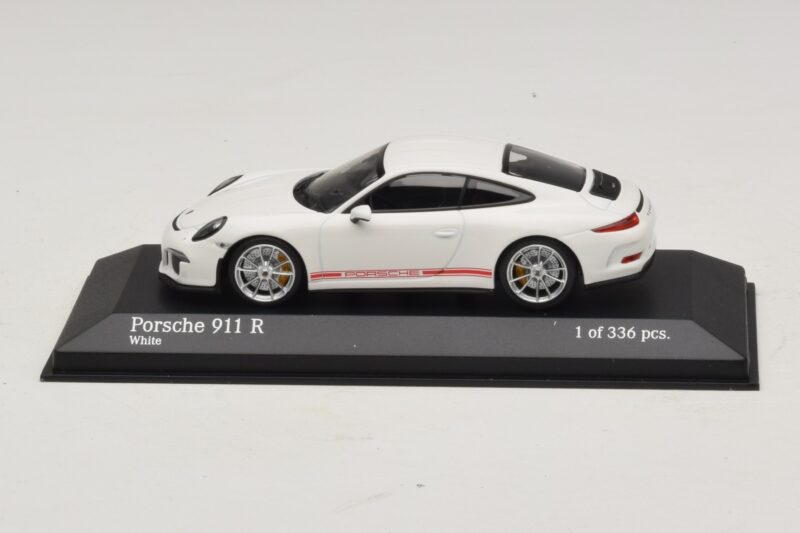 Porsche 911 991.1 R Wit Minichamps 1:43 410066221 Metaal
