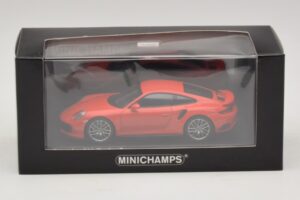 Porsche 911 991.1 Turbo S Oranje Minichamps 1:43 410067171 Metaal — afbeelding 5 van 5