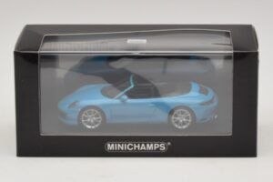 Porsche 911 991.2 Carrera 4 Cabriolet Blauw Minichamps 1:43 410067232 Metaal — afbeelding 5 van 5