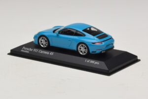 Porsche 911 991.2 Carrera 4S Blauw Minichamps 1:43 410067242 Metaal — afbeelding 3 van 5