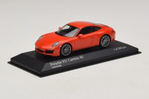 Porsche 911 991.2 Carrera 4S Oranje Minichamps 1:43 410067241 Metaal — afbeelding 2 van 5
