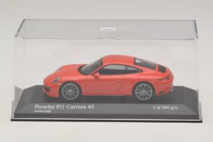 Porsche 911 991.2 Carrera 4S Oranje Minichamps 1:43 410067241 Metaal — afbeelding 4 van 5