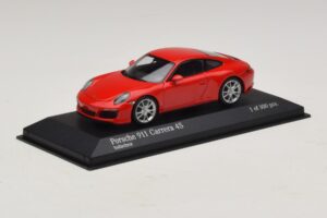 Porsche 911 991.2 Carrera 4S Rood Minichamps 1:43 410067240 Metaal — afbeelding 2 van 5