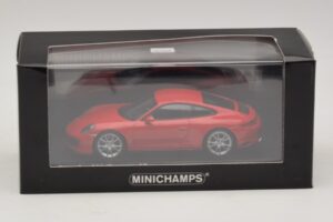 Porsche 911 991.2 Carrera 4S Rood Minichamps 1:43 410067240 Metaal — afbeelding 5 van 5
