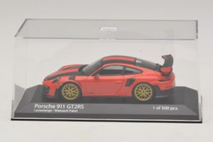 Porsche 911 991.2 GT2 RS Weissach Package Oranje Minichamps 1:43 410067224 Metaal — afbeelding 4 van 5