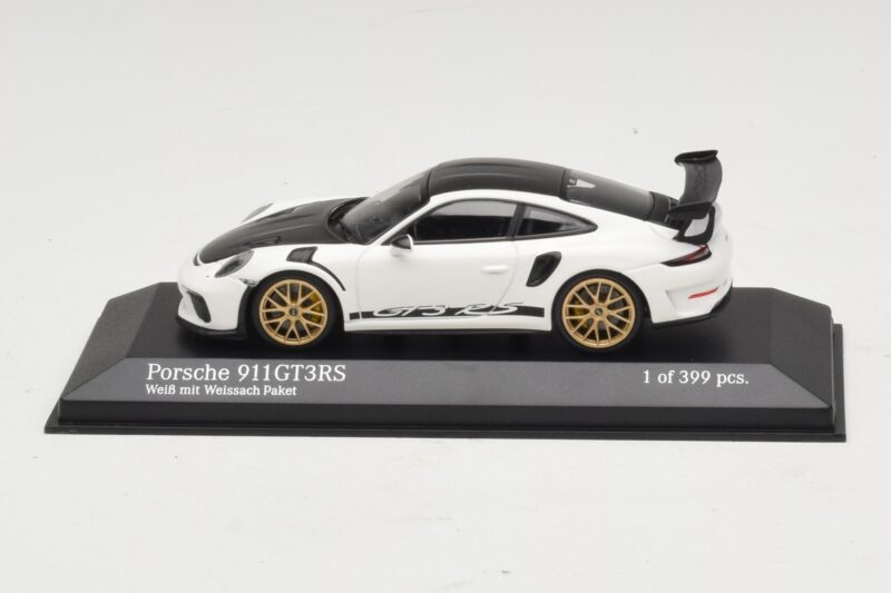 Porsche 911 991.2 GT3 RS Wit Met Weissach Package Minichamps 1:43 410067022 Metaal