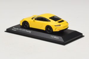 Porsche 911 991.2 GT3 Touring Geel Minichamps 1:43 410067421 Metaal — afbeelding 3 van 5