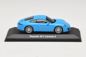 Porsche 911 991 Carrera S Blauw Maxichamps 1:43 940060220 Metaal