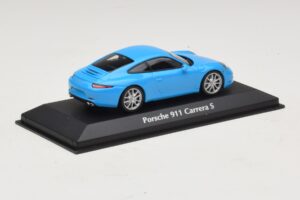 Porsche 911 991 Carrera S Blauw Maxichamps 1:43 940060220 Metaal — afbeelding 2 van 5