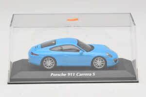 Porsche 911 991 Carrera S Blauw Maxichamps 1:43 940060220 Metaal — afbeelding 4 van 5