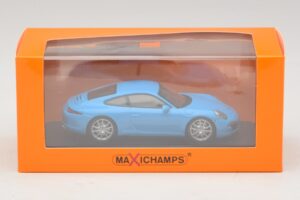 Porsche 911 991 Carrera S Blauw Maxichamps 1:43 940060220 Metaal — afbeelding 5 van 5